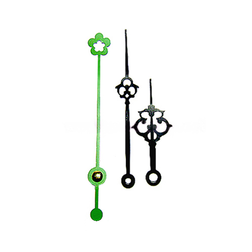시계 바늘 초록 꽃 모양 수입 분침 길이 10.6cm 