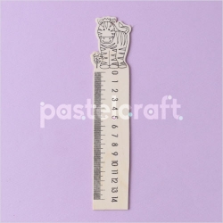 K-007 자 얼룩 말 원목 재질 4.5x21.5cm 10개입