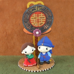 전통 촛대 2호 12개입 9.6x21cm
