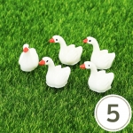 D-412 장식데코 백조 20x30mm 5개입