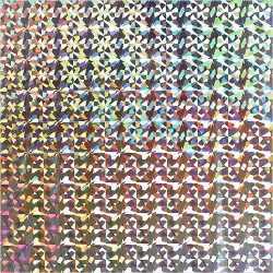 레인보우 필름지 은색 32x200cm