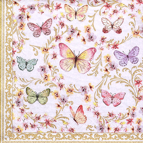 냅킨아트 MAJB Majestic Butterflies 냅킨20매 33x33cm 2240