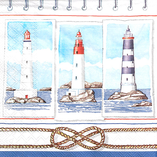 냅킨아트 13304600 Lighthouses 냅킨20매 33x33cm 2268