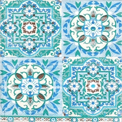 냅킨아트 13309315 Tiles Green 냅킨20매 33x33cm 2321