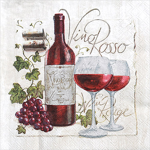 냅킨아트13306995 Vino Rosso 냅킨20매 33x33cm 2359