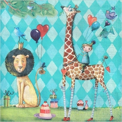 냅킨아트 1331517 Animals Garden 냅킨20매 33x33cm 2389