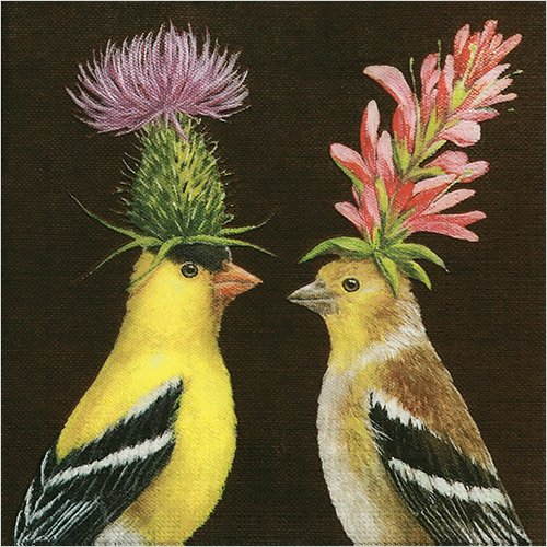 냅킨아트 1331715 Goldfinch Couple 냅킨20매 33x33cm 2495