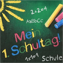 냅킨아트 27080 Mein 1 Schultag 냅킨20매 33x33cm 2579