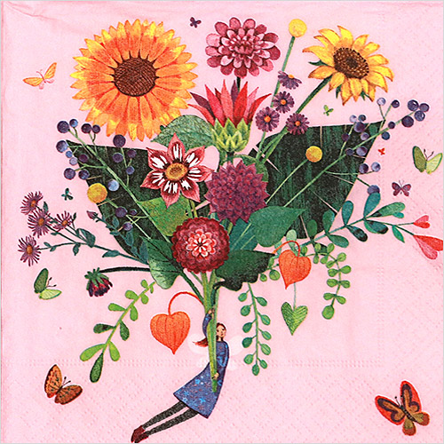 냅킨아트 200738 Flying bunch 냅킨20매 33x33cm 2587