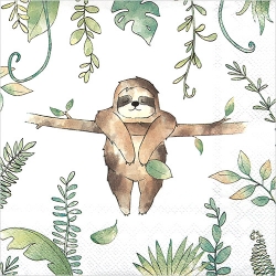 냅킨아트 L837300 SLOTH PARADISE 냅킨20매 33x33cm 2714