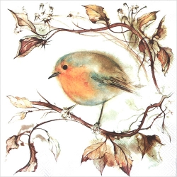 냅킨아트 L789600 REO ROBIN 냅킨20매 33x33cm 2715