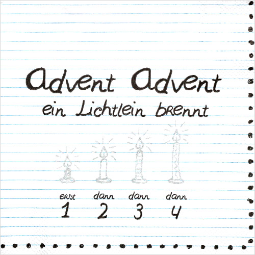 냅킨아트 L757145 ADVENT ADVENT grey 냅킨20매 33x33cm 2792