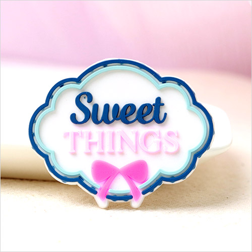 실리콘 장식데코 sweet things 4.2x3.3cm 10개입