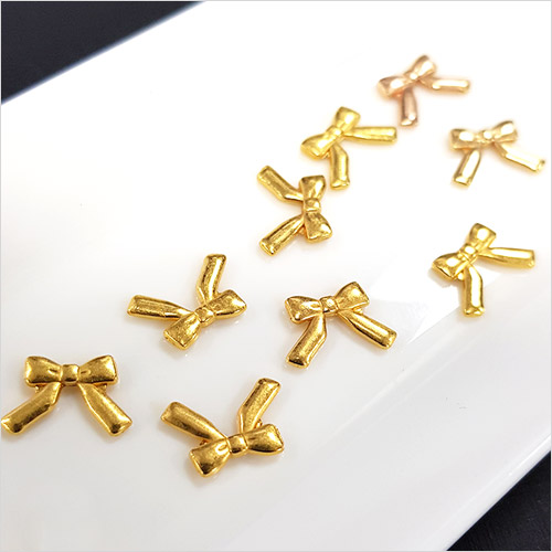 금속파츠 리본 12x8mm 10개입