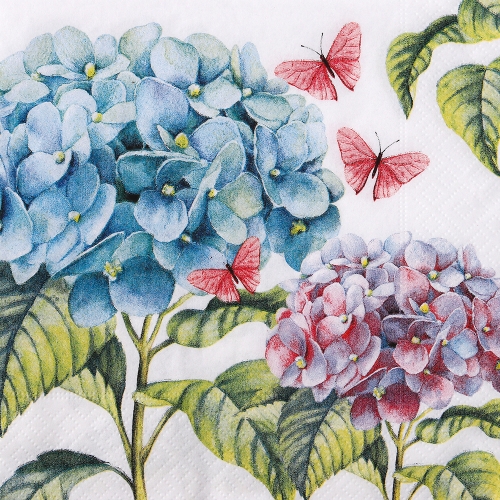 냅킨아트 210222	Gentle hydrangea 냅킨20매 33x33cm