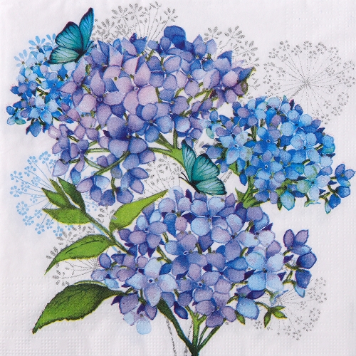 냅킨아트 1332377 Hydrangea Provencale 냅킨20매 33x33cm