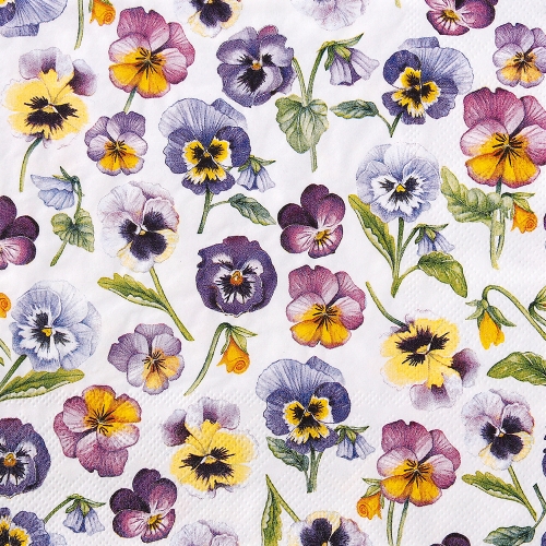 냅킨아트 13314955 Pansy All Over 냅킨20매 33x33cm