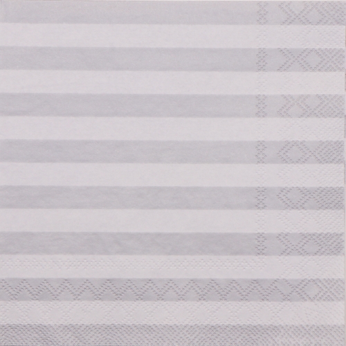냅킨아트 13306954 Stripes Silver 냅킨20매 33x33cm