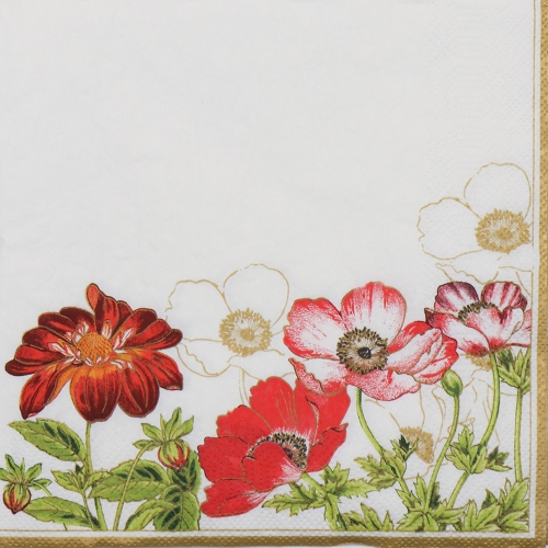 냅킨아트 SDOG031601 Anemones with Georginia 냅킨20매 33x33cm