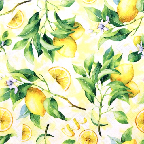 냅킨아트 344657 Ripe Lemons 냅킨20매 33x33cm