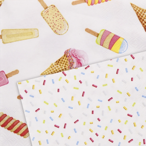 냅킨아트 1M2101 Ice Cream 2종 냅킨20매 25x25cm