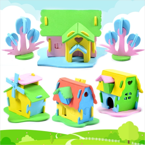 EVA 3D 퍼즐 하우스 만들기
