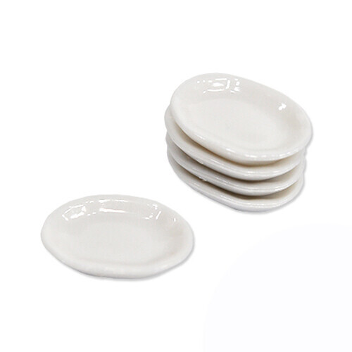 MS-31 미니어처 타원그릇1 3x2.1cm 10개입
