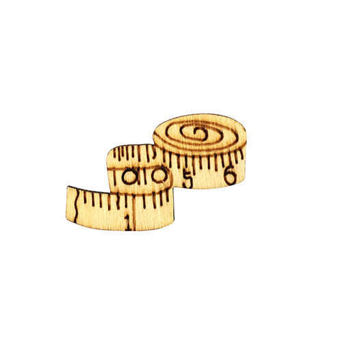 SB-127 우드장식 줄자 35x23mm 10개입