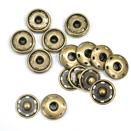 똑딱이 단추 청동 20mm 10개입