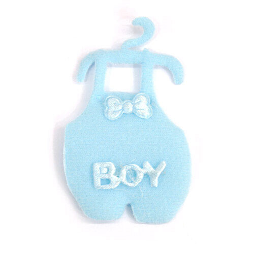 옷걸이형 BOY 하늘 4x6.1cm 5개입