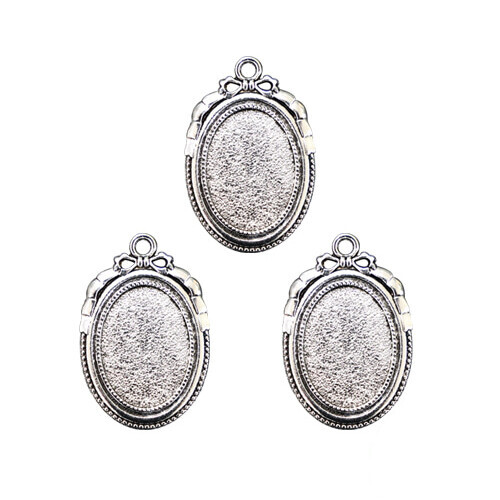 S-96 참장식 타원 리본액자 25x4mm 3개입
