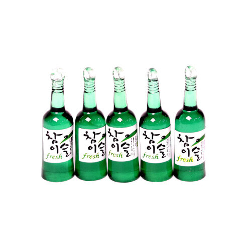 미니어처 소품 소주병 5개입