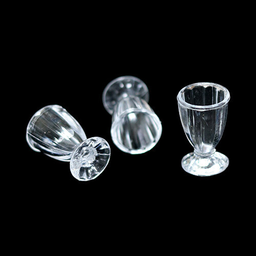 MS-60 미니어처 투명 주스잔 16x25mm 10개입
