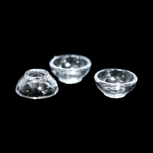 MS-64 미니어처 투명 원형그릇 18x8mm 10개입