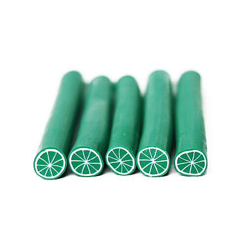 막대 토핑 라임2 소 약5mm x 길이5cm 5개입
