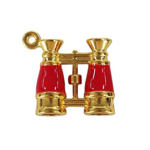 CS-27 칼라 참장식 망원경 대 빨강 22x21mm 3개입