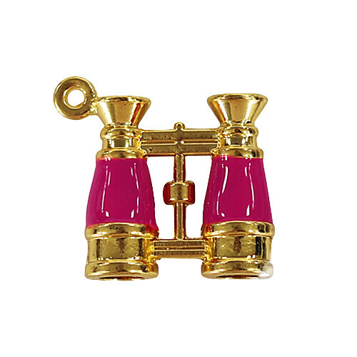 CS-29 칼라 참장식 망원경 대 핑크 22x21mm 3개입