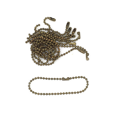 군번줄 황동 소 10개입 길이10cm 두께1mm