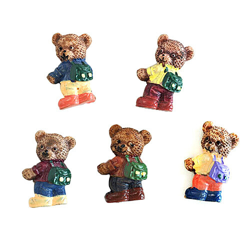 D-051 장식데코 가방곰돌이 15x25mm 5개입