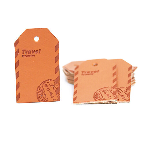 가죽태그 NO13 Travel 30x50mm 10개입