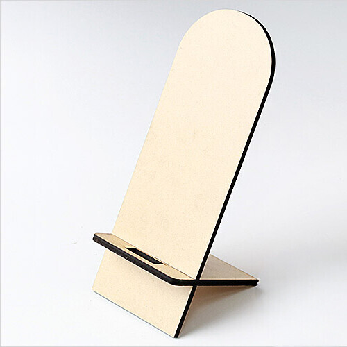 4개입 MDF 핸드폰 거치대 아치형 9x24cm 두께5mm
