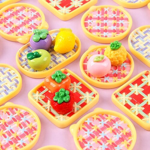 10개입 미니어처 칼라 패턴 트레이