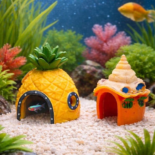 미니어처 수족관 하우스 장식