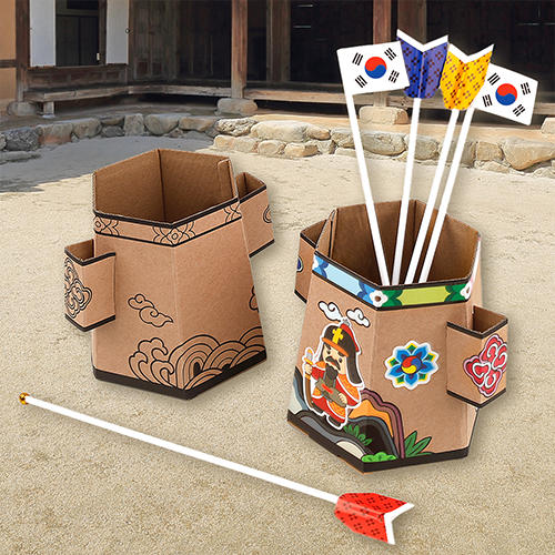 전통 민속 투호 놀이 이순신 테마 세트
