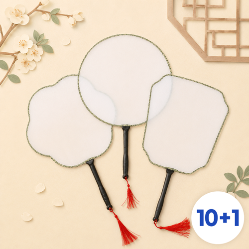 [10+1] 전통 패브릭 반투명 부채 만들기