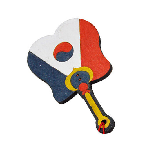 M-013 전통 부채 1호 5개입 5.8x9cm