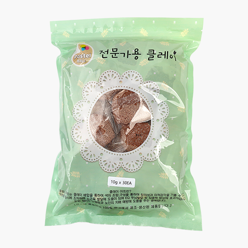 파스텔 볼클레이 단체수업용 10gx30개 밤색