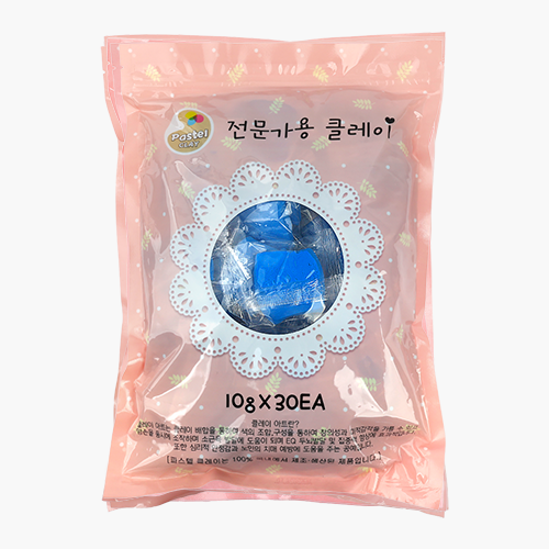 파스텔 클레이 단체수업용 10gx30개 파랑