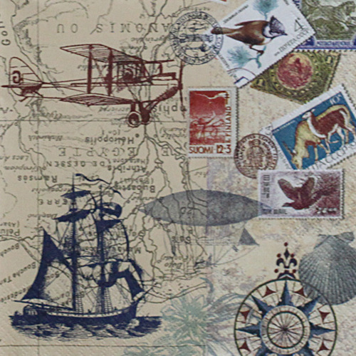 냅킨아트 211312 Around the world 냅킨20매 33x33cm 0519