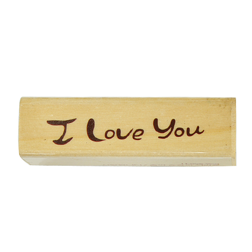 ST-054 레터링 스탬프 I LOVE YOU 1.5x7cm